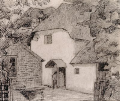 The Caller at the Mill, 1918-19 by Robert Polhill Bevan